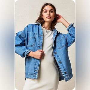 Vintage L.A. Blues Hooded Denim Jacket